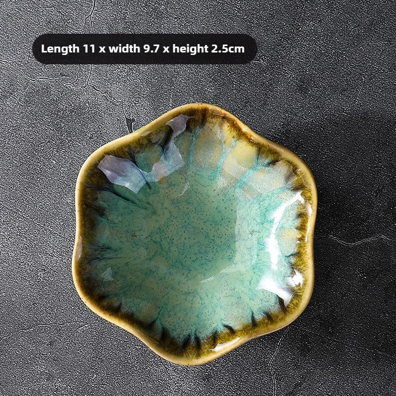 Ceramic Lotus Leaf Jewelry Tray