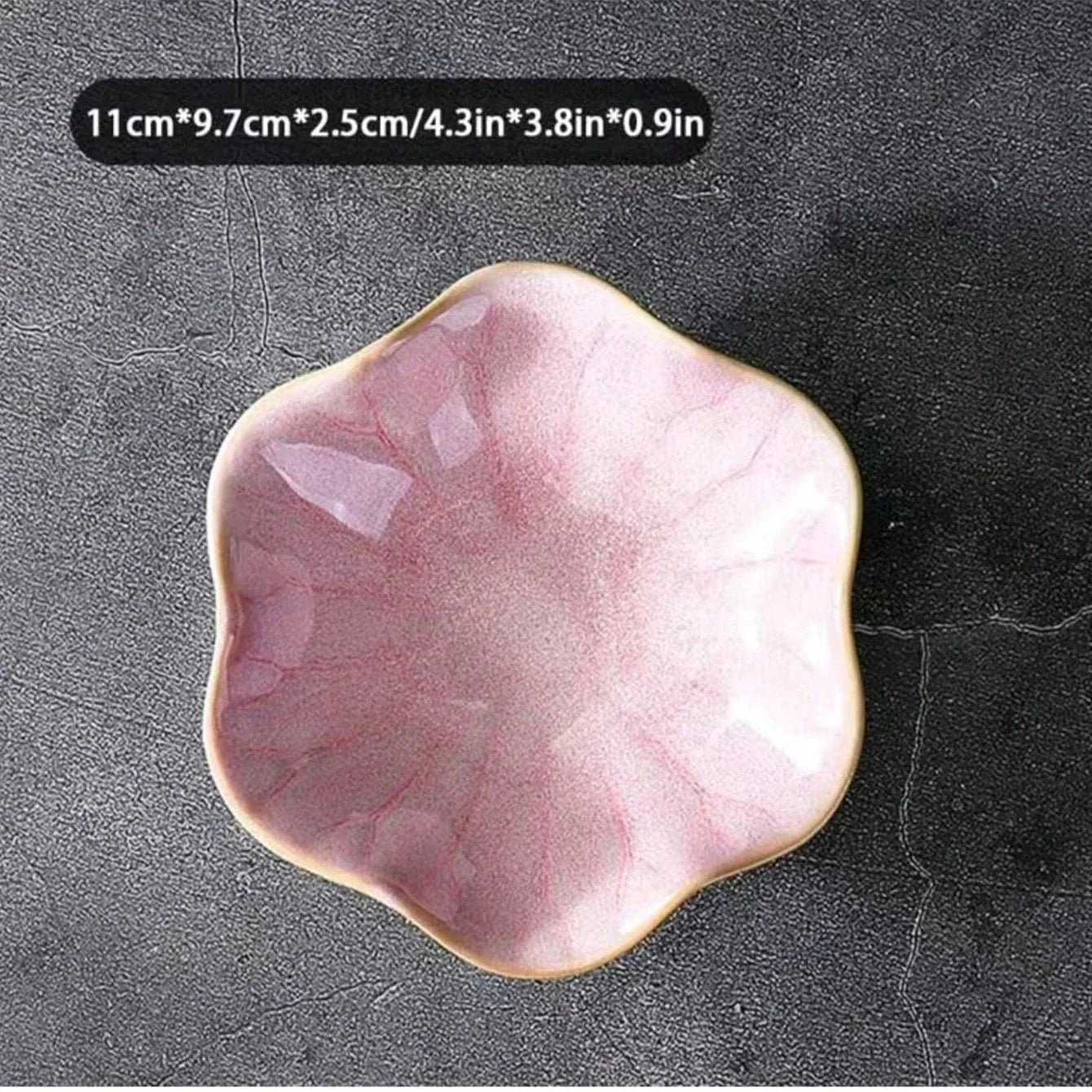 Ceramic Lotus Leaf Jewelry Tray