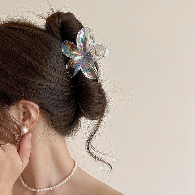Flower Hair Claw Clip