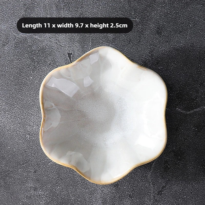 Ceramic Lotus Leaf Jewelry Tray