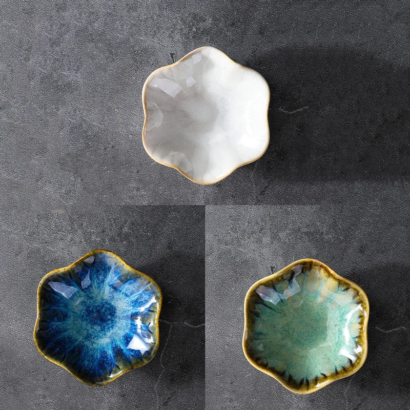Ceramic Lotus Leaf Jewelry Tray